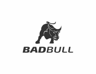 Projekt logo dla firmy BADBULL | Projektowanie logo